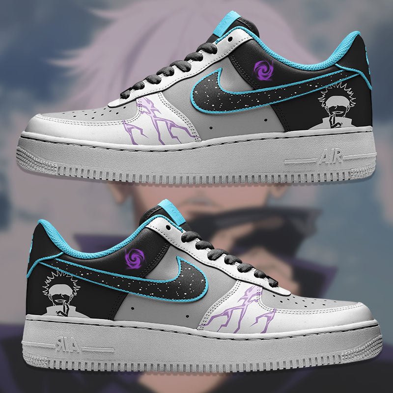 Gojo Infinity Void Nike Logo Air Force 1 Shoes Sneakers Special Gift For Men And Women