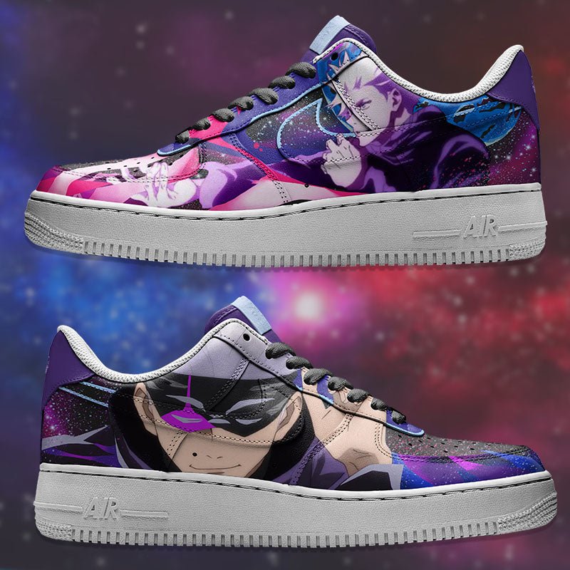 Gojo Purple Nike Logo Air Force 1 Shoes Sneakers Special Gift For Men And Women