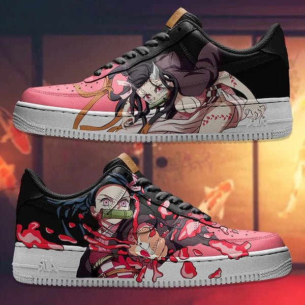 Nezuko Nike Logo Air Force 1 Shoes Sneakers Best Gift For Men And Women