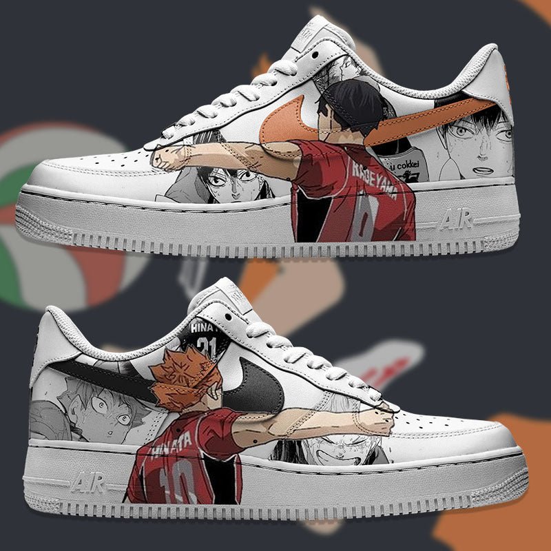 Haikyuu Nike Logo Air Force 1 Shoes Sneakers Special Gift For Men And Women
