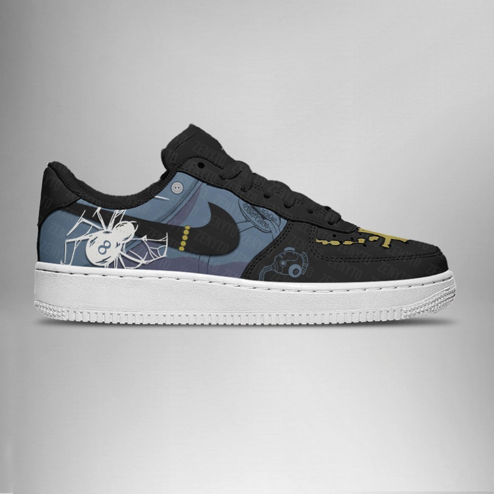 Number 8 Phantom Troupe Hunter X Hunter Nike Air Force 1 Shoes For Anime Fans