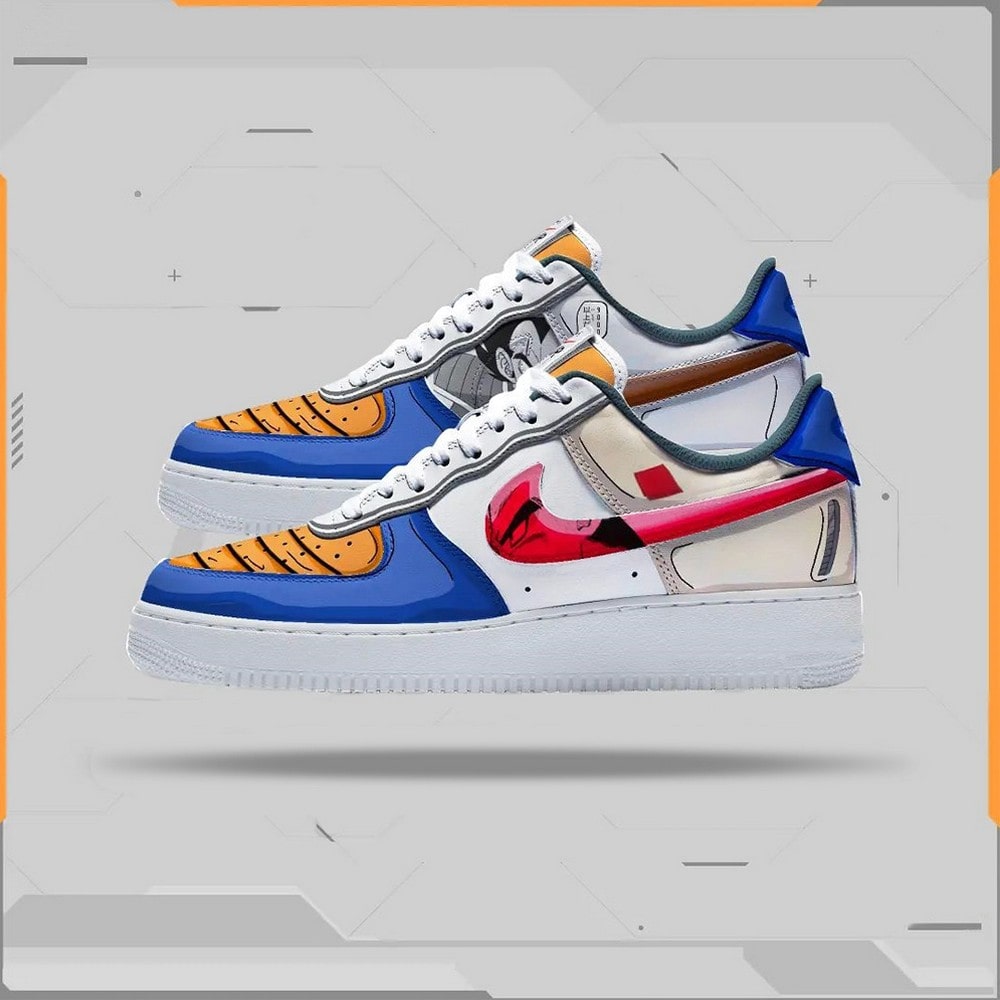 Dragon Ball Vegeta Nike Air Force 1 Shoes For Anime Fans