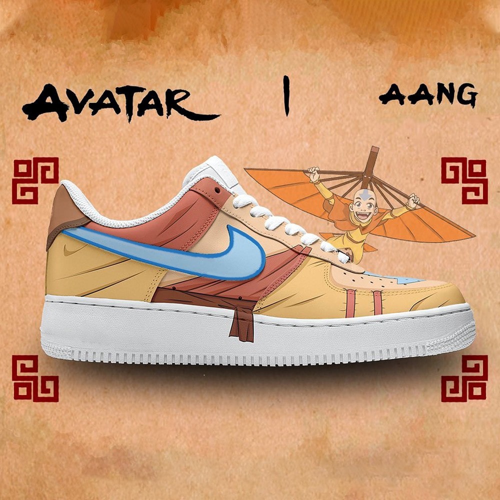 Avatar The Last Airbender Nike Air Force 1 Shoes Gift For Anime Fans