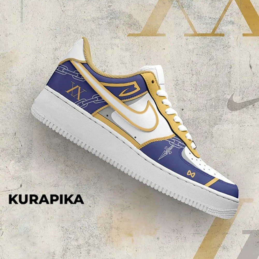 Kurapika Hunter X Hunter Nike Air Force 1 Shoes For Anime Fans