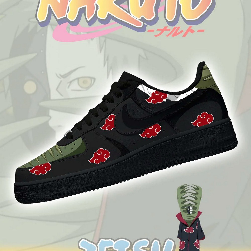 Zetsu Akatsuki Air Force 1 Shoes For Anime Fans