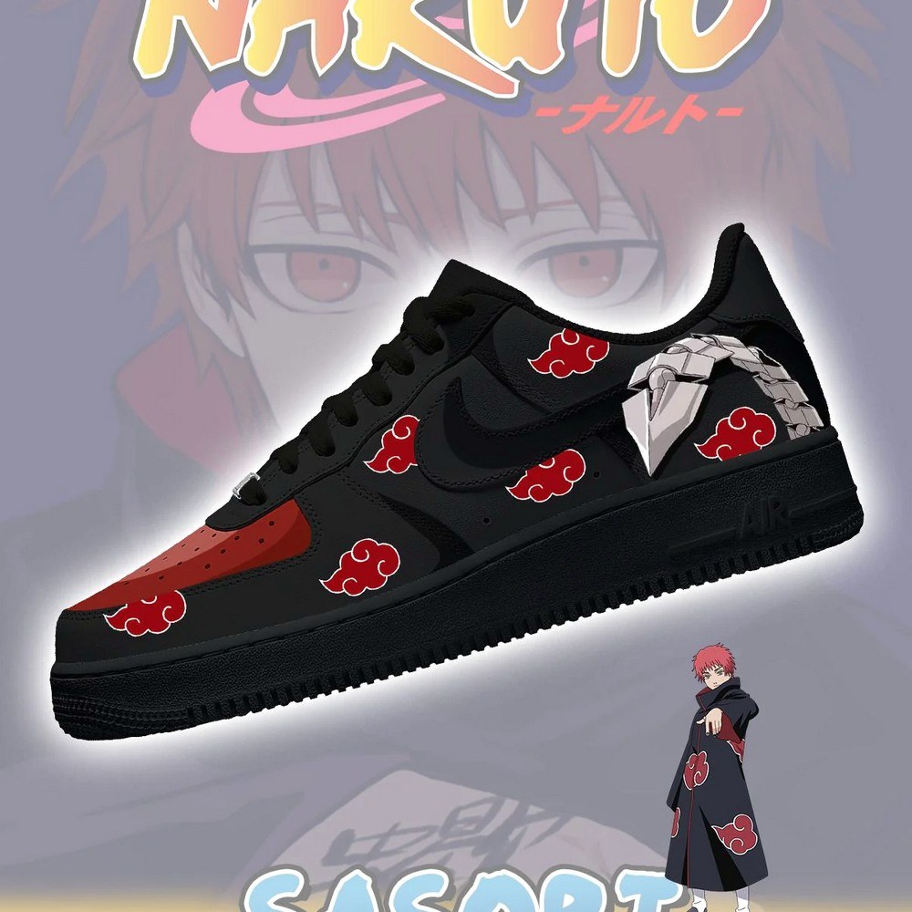 Sasori Hot Anime Akatsuki Air Force 1 Shoes For Anime Fans