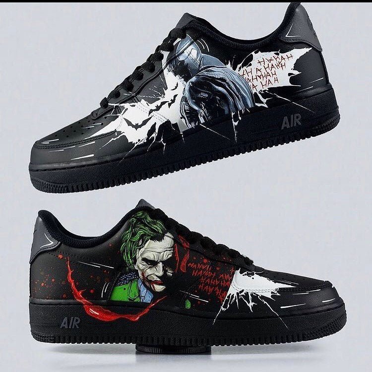 Batman Vs Joker Nike Logo Air Force 1 Shoes Sneakers Special Gift For Men And Women