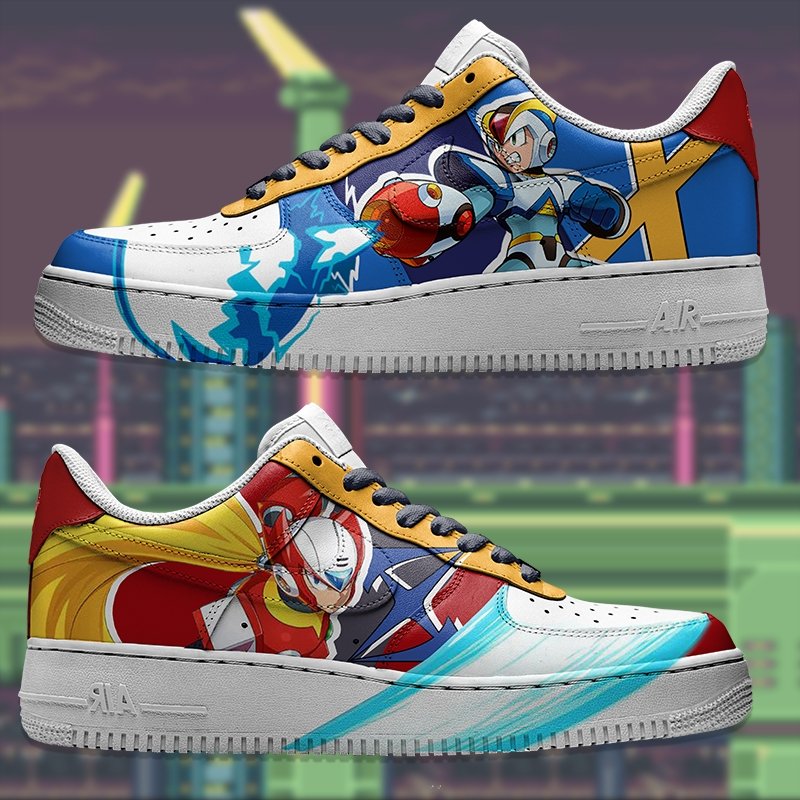 Megaman Nike Logo Air Force 1 Shoes Sneakers Special Gift For Men And Women