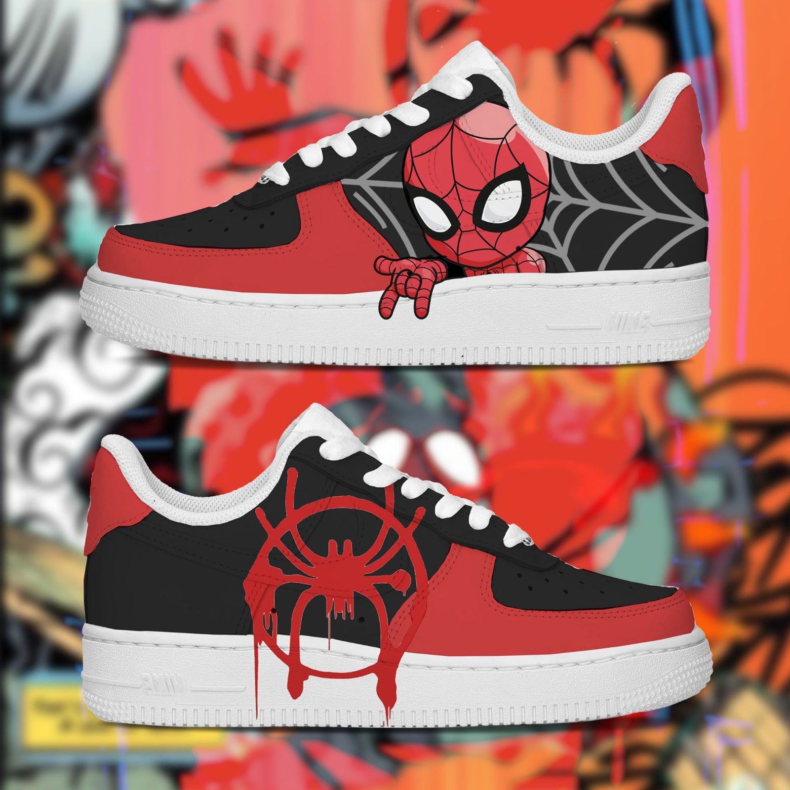 Spidey Nike Logo Air Force 1 Shoes Sneakers Special Gift For Men And Women