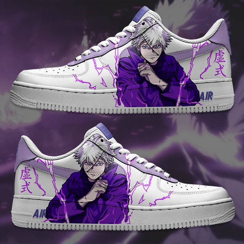 Satoru Gojo Nike Logo Air Force 1 Shoes Sneakers Special Gift For Men And Women