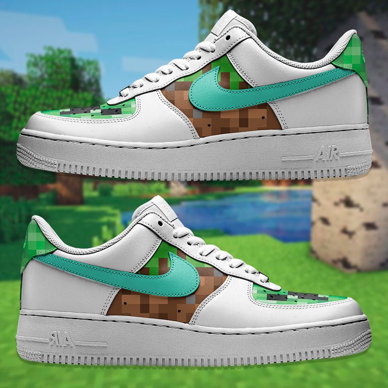 Minecraft Nike Logo Air Force 1 Shoes Sneakers Special Gift For Men And Women