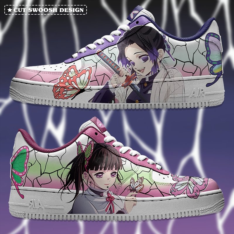 Kanao X Shinobu Nike Logo Air Force 1 Shoes Sneakers Special Gift For Men And Women