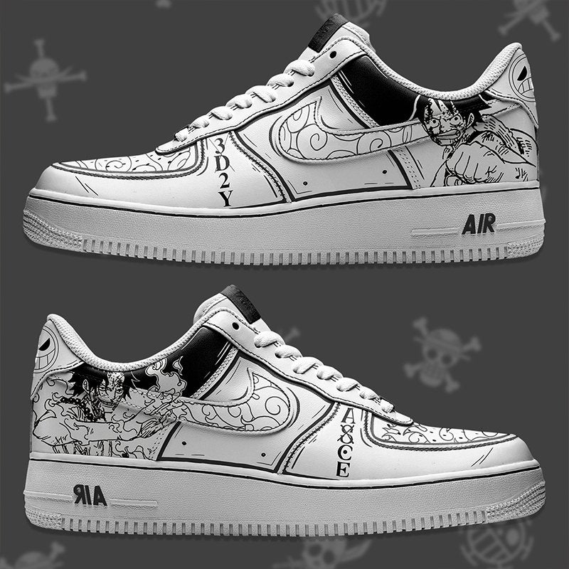 One Piece B&N Nike Logo Air Force 1 Shoes Sneakers Special Gift For Men And Women