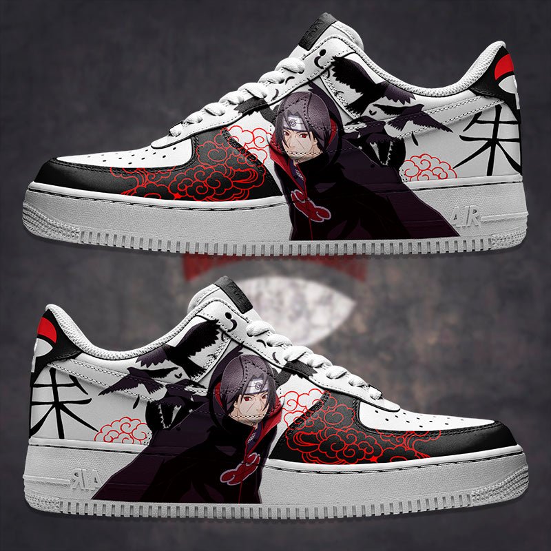 Itachi Nike Logo Air Force 1 Shoes Sneakers Special Gift For Men And Women