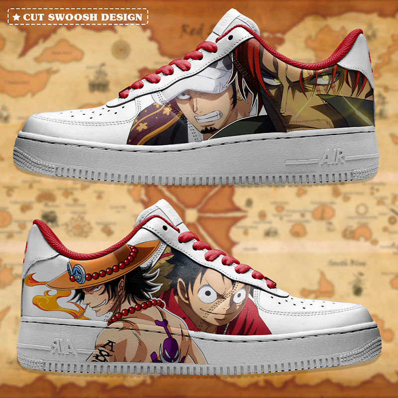 One Piece Nike Logo Air Force 1 Shoes Sneakers Special Gift For Men And Women