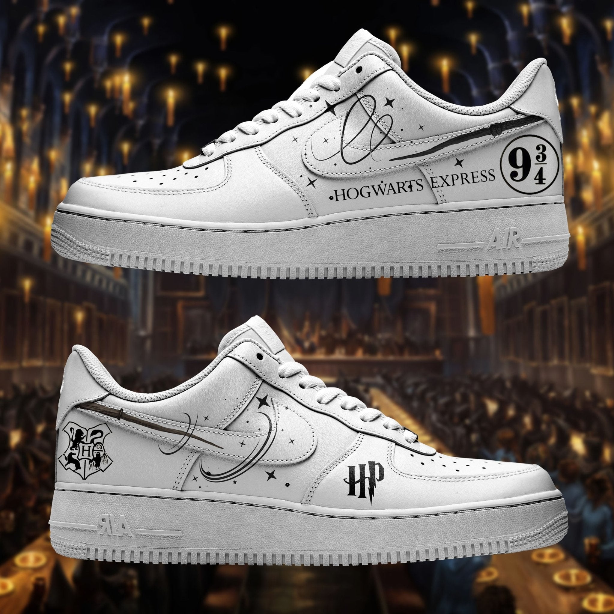 Harry Potter Varitas Nike Logo Air Force 1 Shoes Sneakers Special Gift For Men And Women