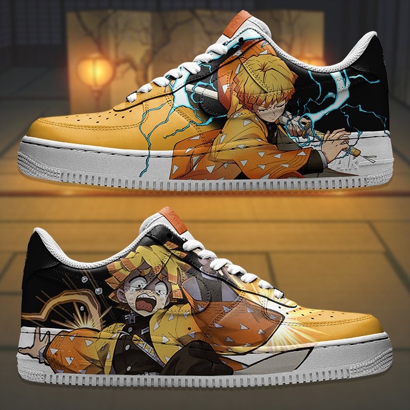 Zenitsu Nike Logo Air Force 1 Shoes Sneakers Special Gift For Men And Women
