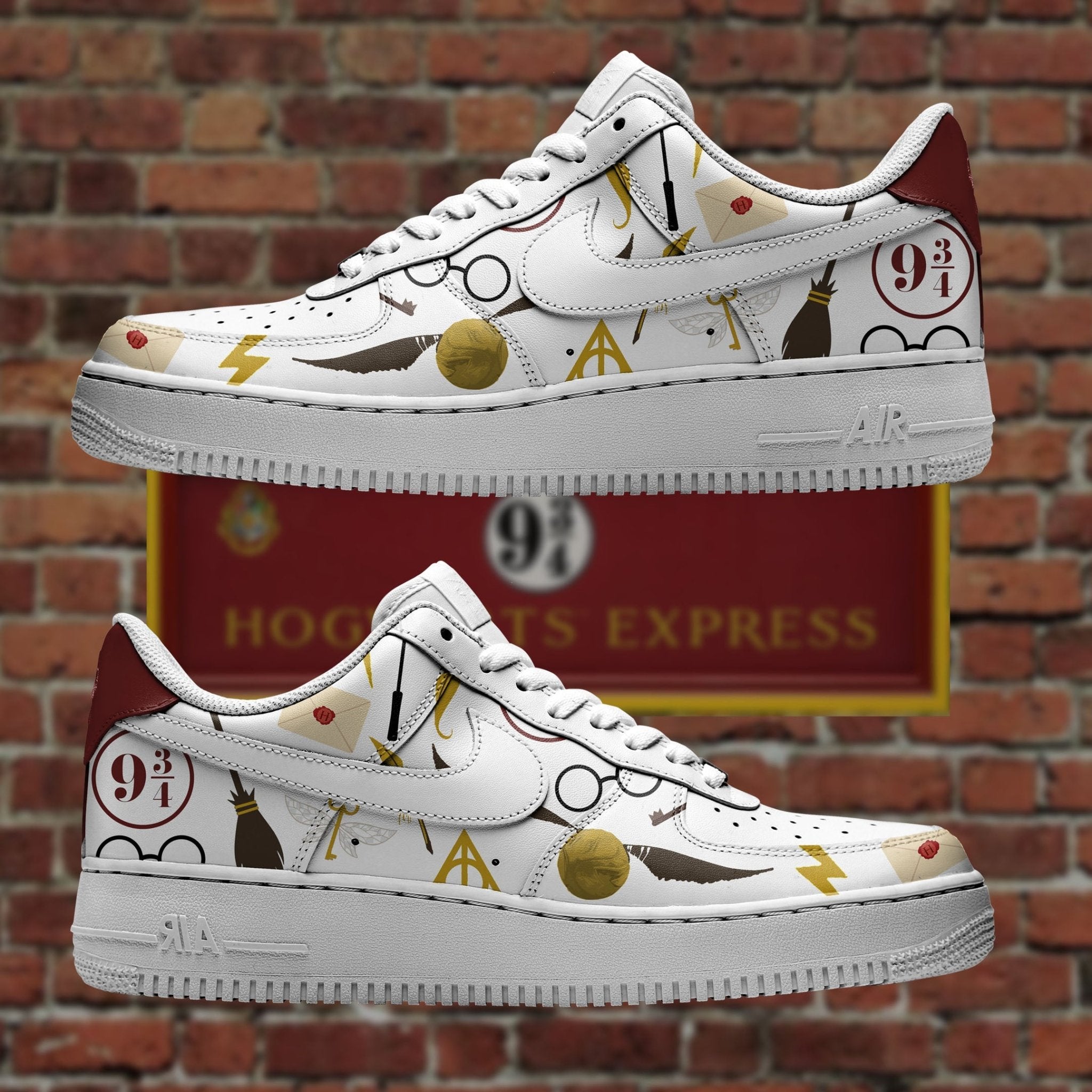 Harry Potter Nike Logo Air Force 1 Shoes Sneakers Special Gift For Men And Women