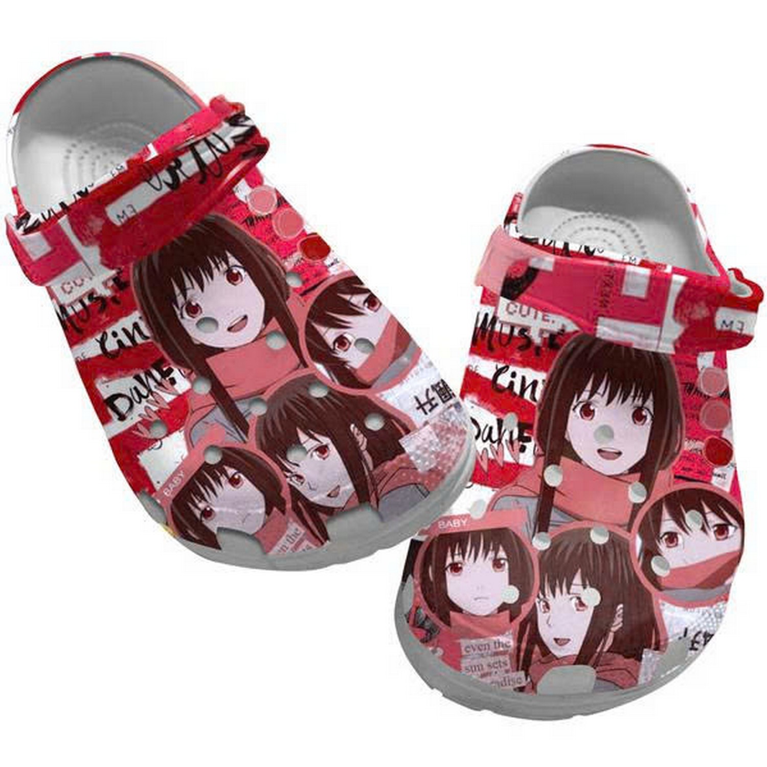 Anime Noragami Manga Hiyori Iki Custom Name Crocs For Men And Women