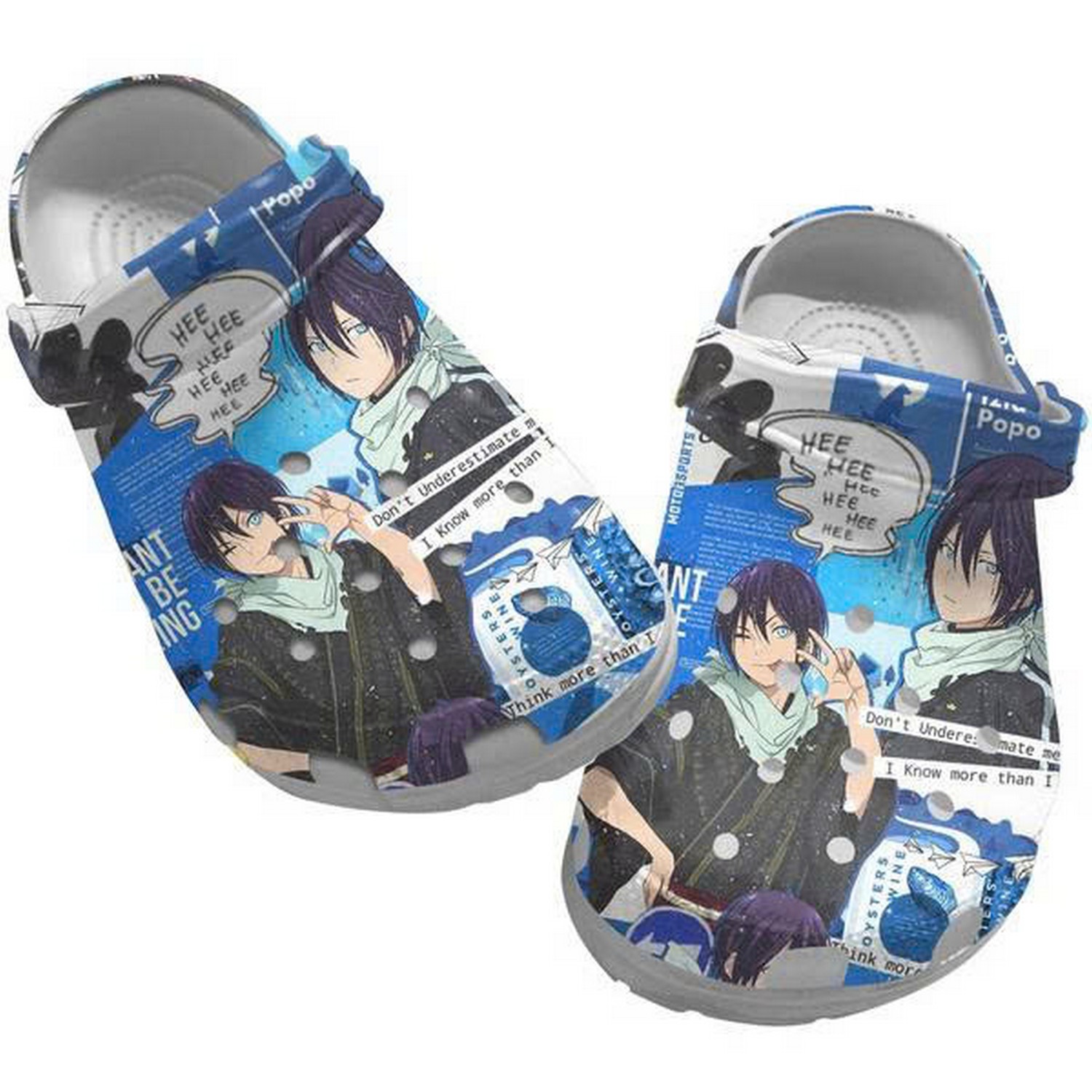 Anime Noragami Manga Kazuma Want To Be King Custom Name Crocs For Men And Women