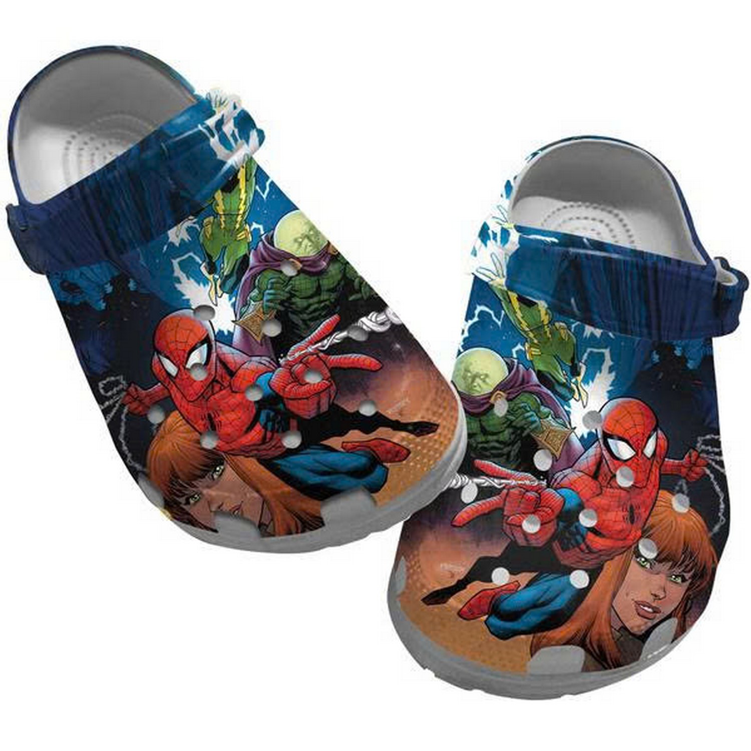 Amazing Spiderman Custom Name Crocs For Men And Women