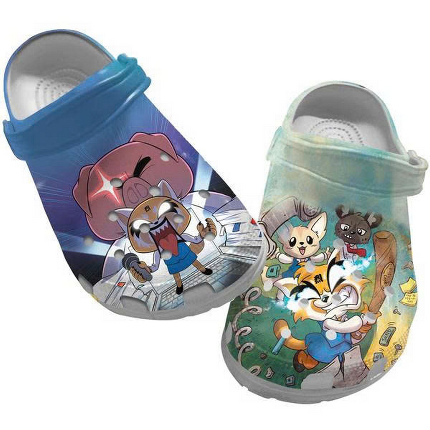 Aggrstsuko Mvie Anime Naughty Retsuko Custom Name Crocs For Men And Women