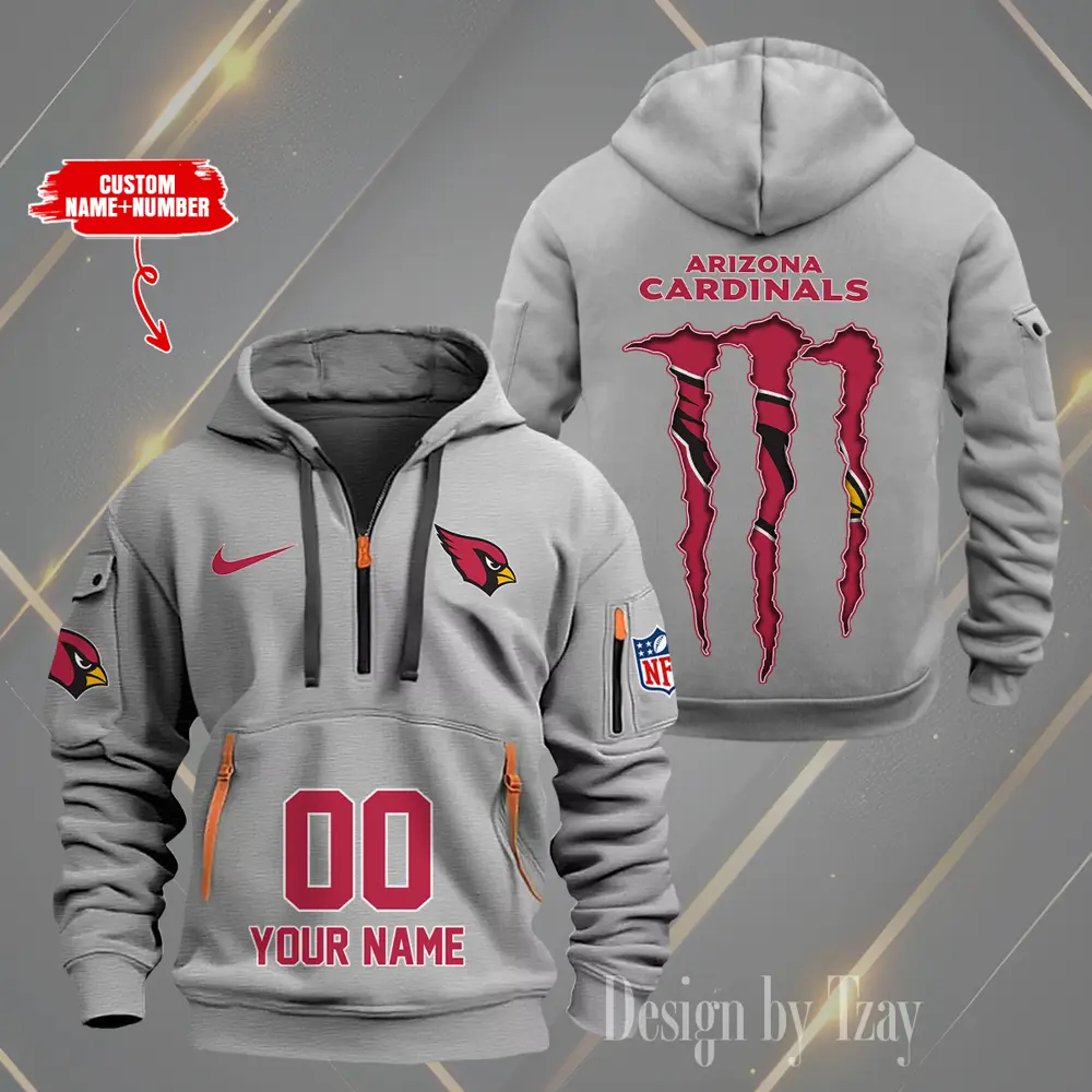 Arizona Cardinals 2025 men Heavy Hoodies 