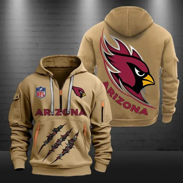 Arizona Cardinals 2025 men Heavy Hoodies 