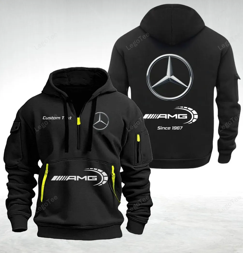 AMG Quarter Zip Hoodie Half Zip
