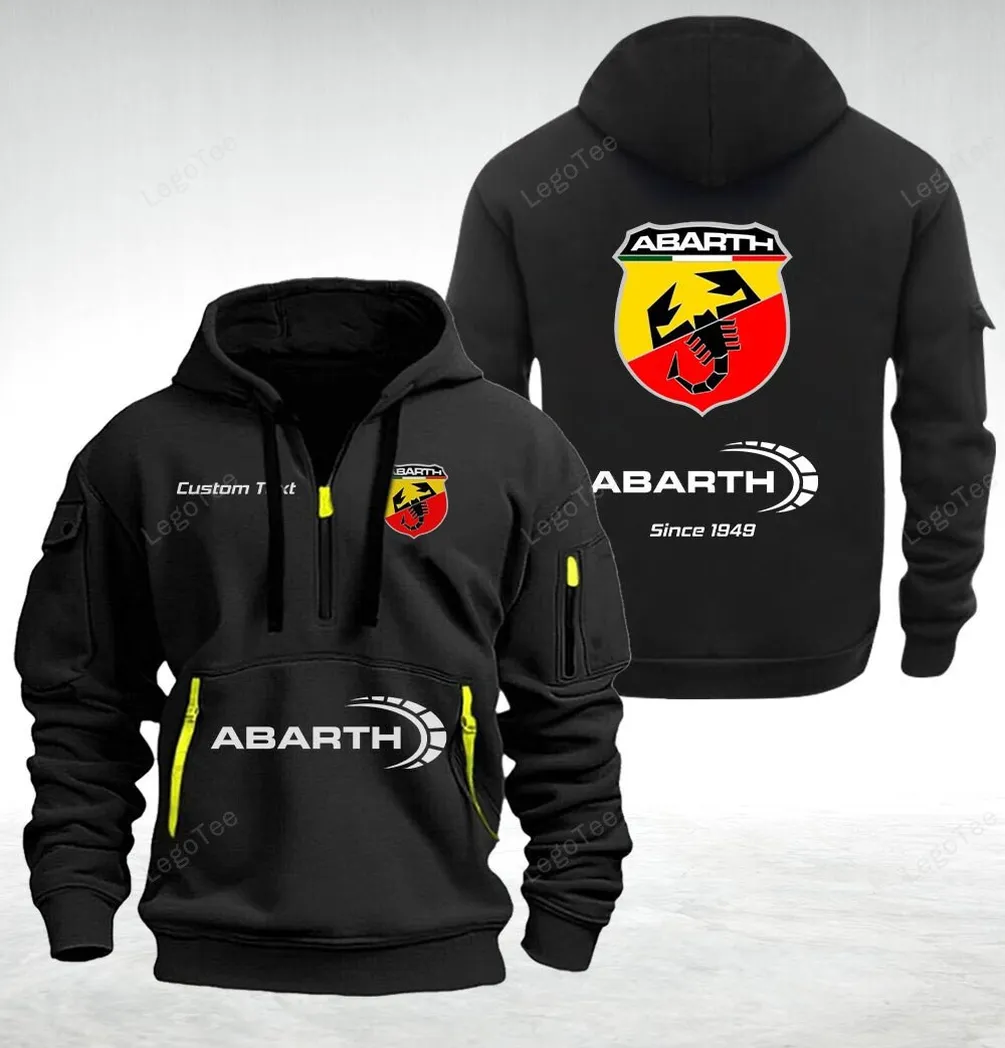 Abarth Quarter Zip Hoodie Half Zip