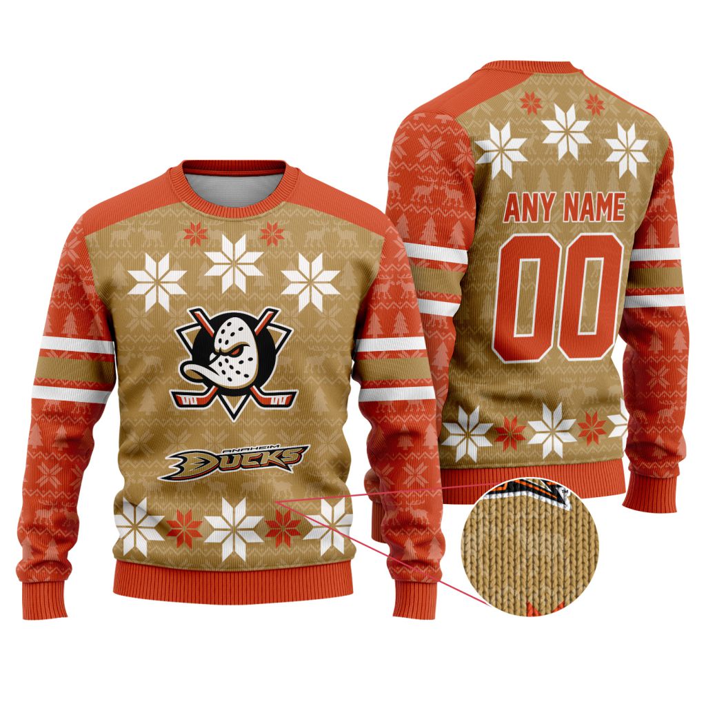Anaheim Ducks Special NHL Ugly Sweater For Christmas