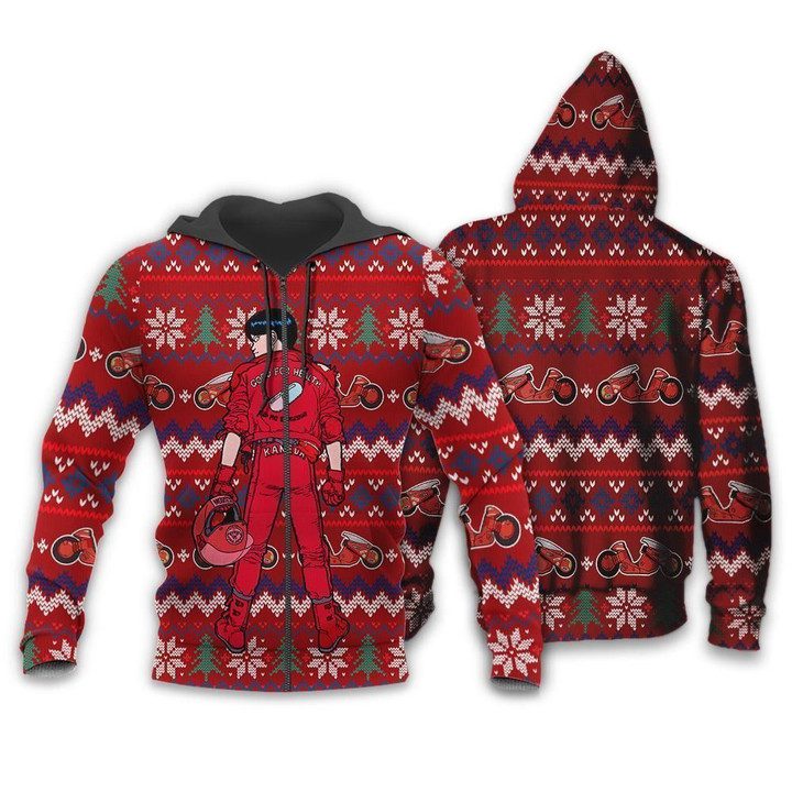 Akira Kaneda Ugly Christmas Sweater Pullover Hoodie Akira Anime Xmas Shirt
