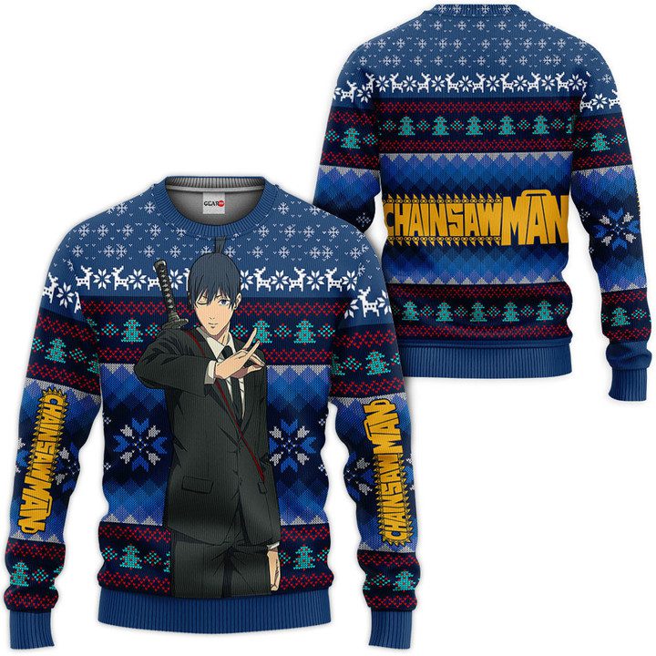 Aki Hayakawa Ugly Christmas Sweater Pullover Hoodie Custom
