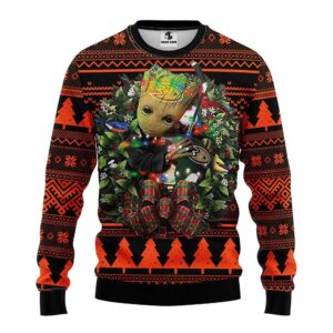 Anaheim Ducks Groot Hug 2025 NHL Ugly Christmas Sweater For women