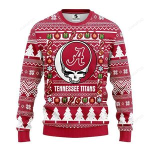 Alabama Crimson Tide Tenessee Titans Ugly Christmas Sweater For men