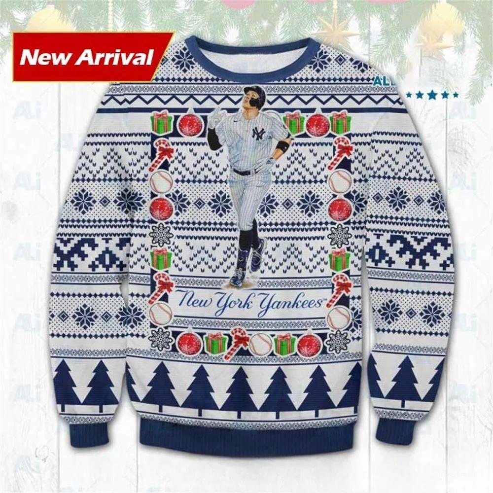 Aaron Jugde New York Yankees MLB 2025 Ugly Christmas Sweater