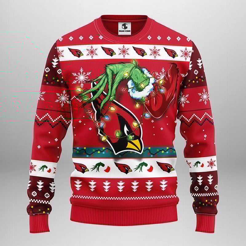 Arizona Cardinals Grinch Ugly Christmas Sweater 