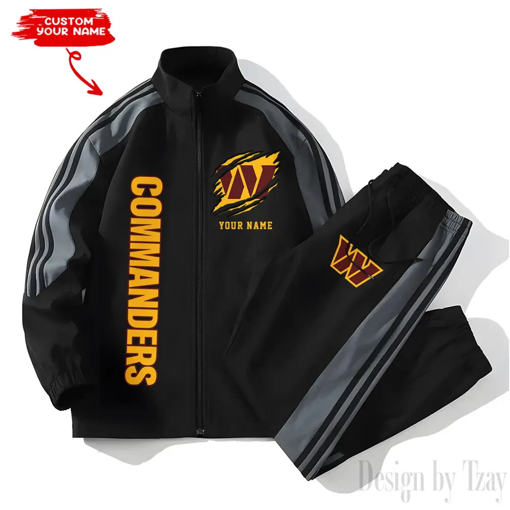 Washington Commanders NFL New Style Versatile Sports Set Jacket And Pants