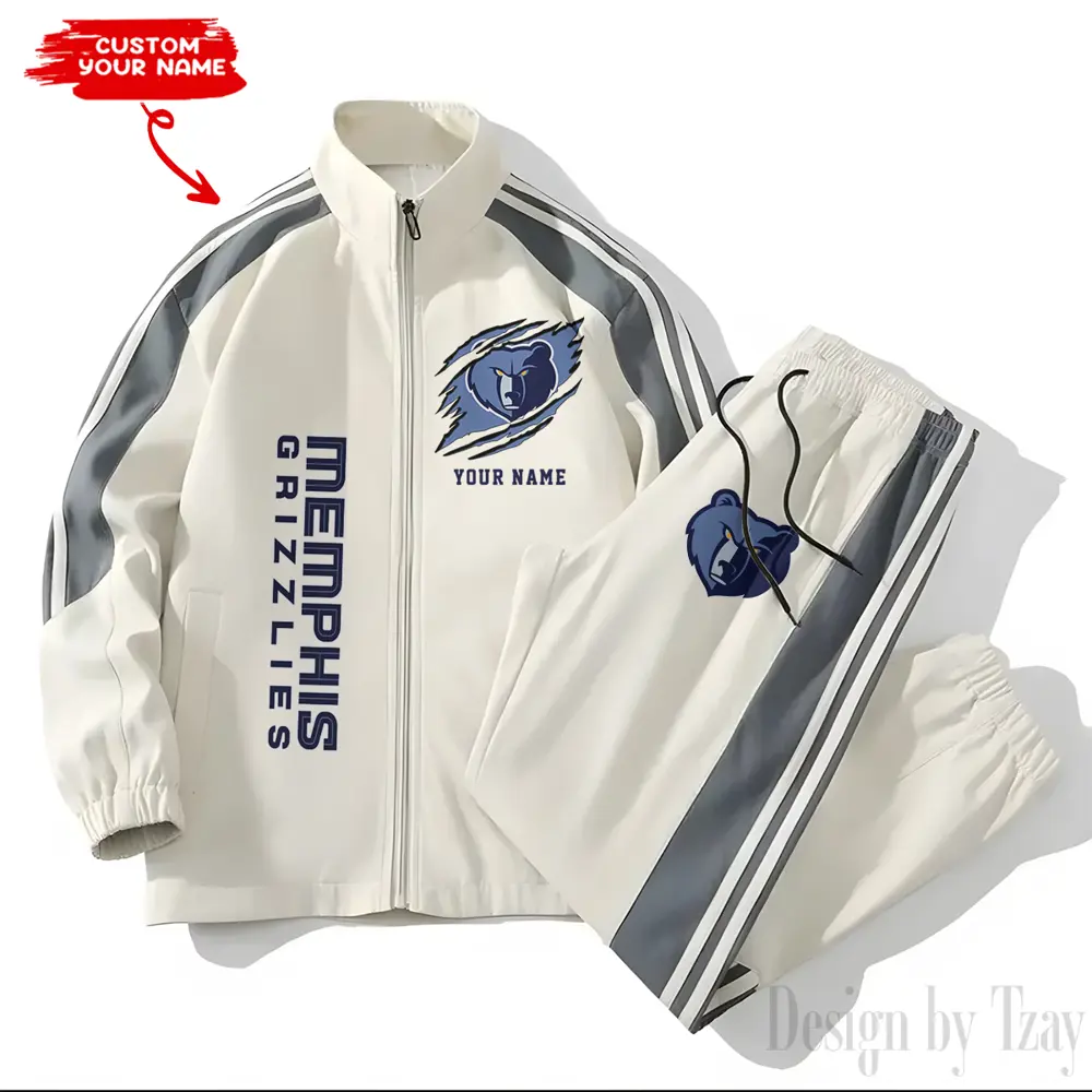 Memphis Grizzlies NBA New Style Versatile Sports Set Jacket And Pants