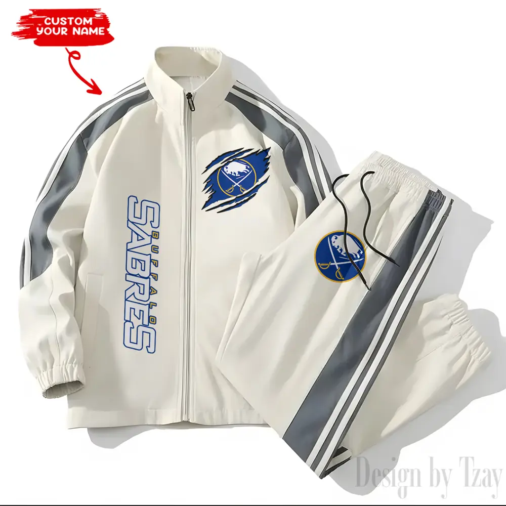 Buffalo Sabres NHL New Style Versatile Sports Set Jacket And Pants
