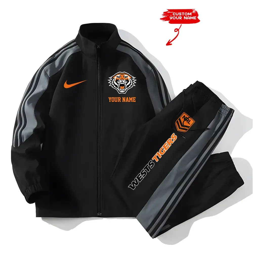 Wests Tigers NRL New Style Versatile Sports Set Jacket And Pants