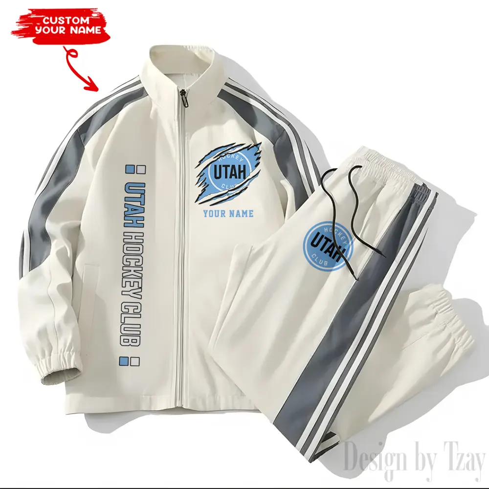 Utah Hockey Club NHL New Style Versatile Sports Set Jacket And Pants