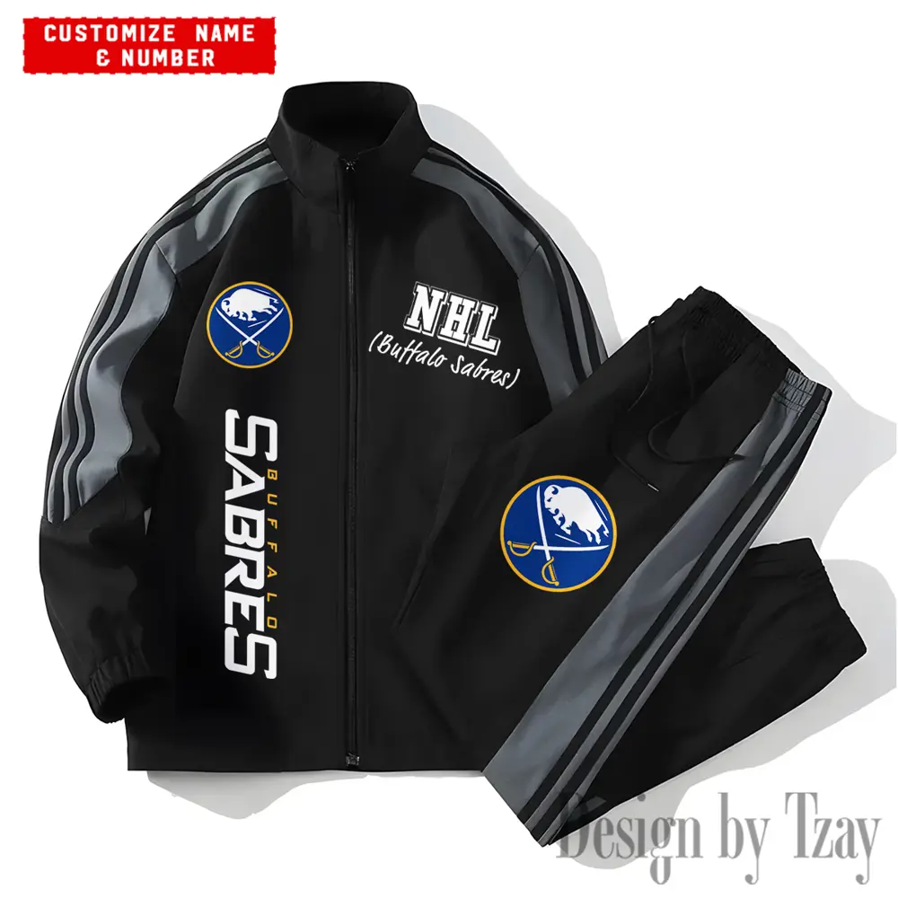 Buffalo Sabres NHL New Style Versatile Sports Set Jacket And Pants