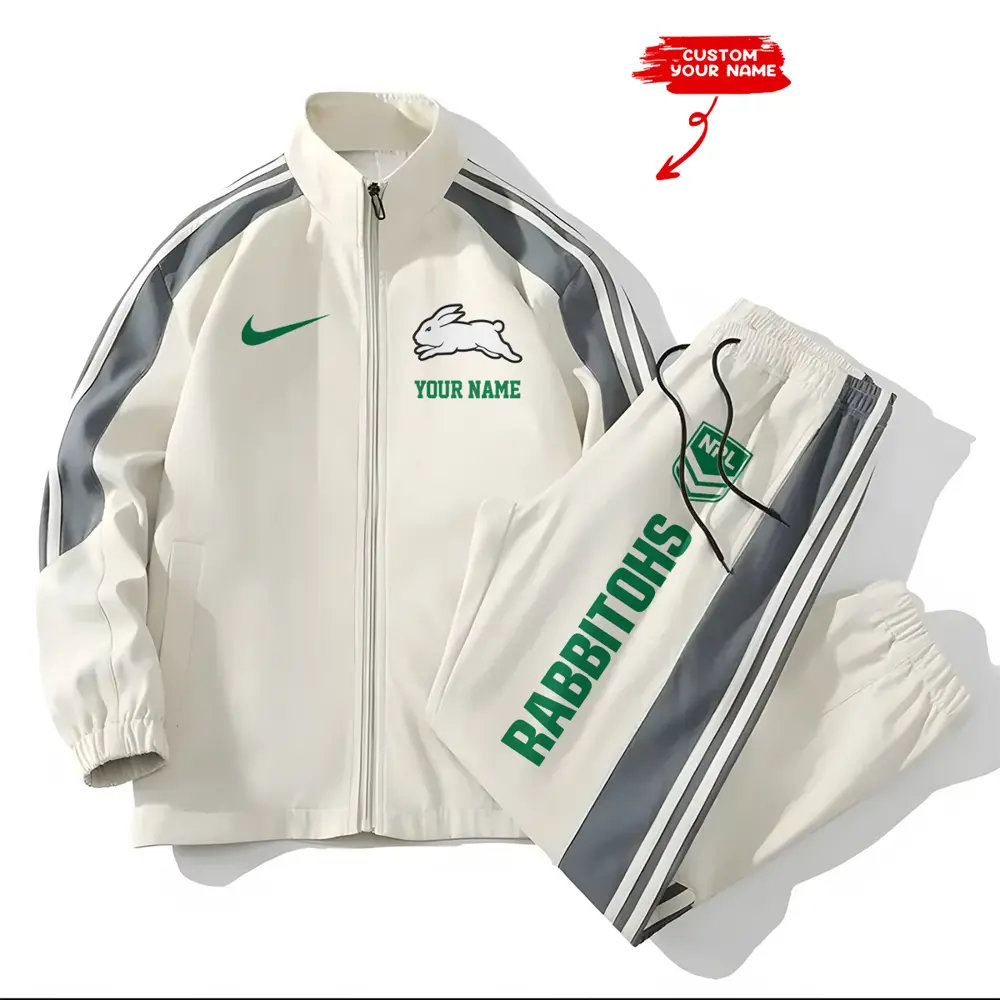 South Sydney Rabbitohs NRL New Style Versatile Sports Set Jacket And Pants