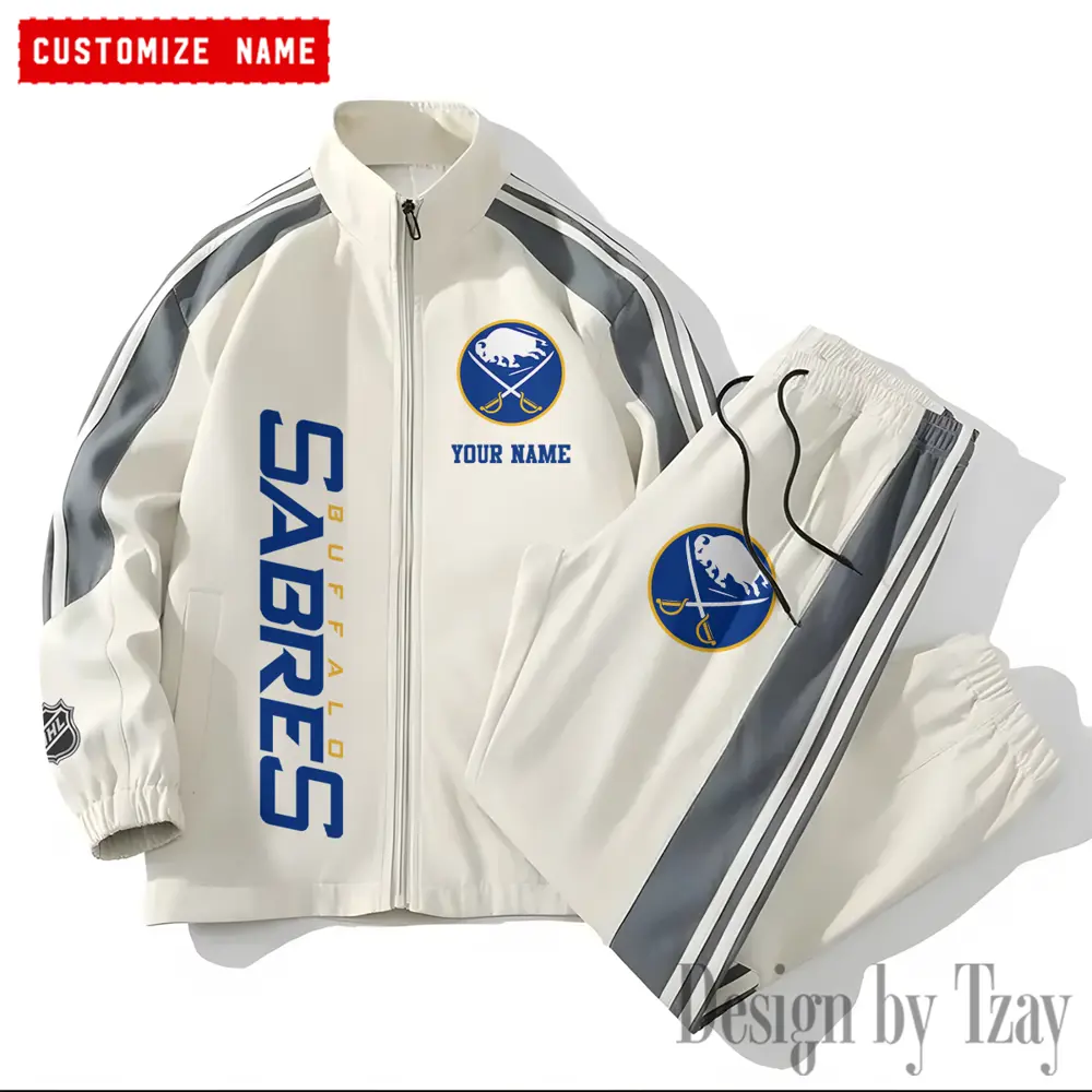 Buffalo Sabres NHL New Style Versatile Sports Set Jacket And Pants