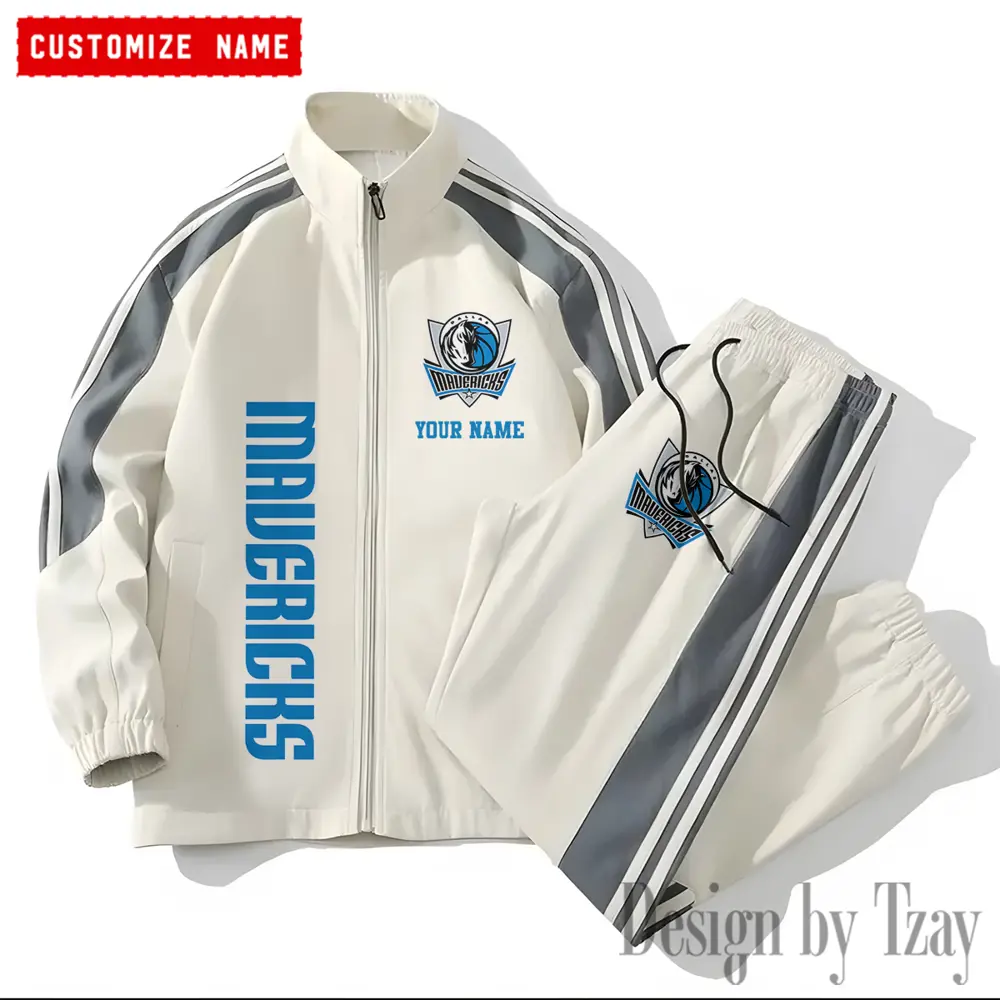 Dallas Mavericks NBA New Style Versatile Sports Set Jacket And Pants