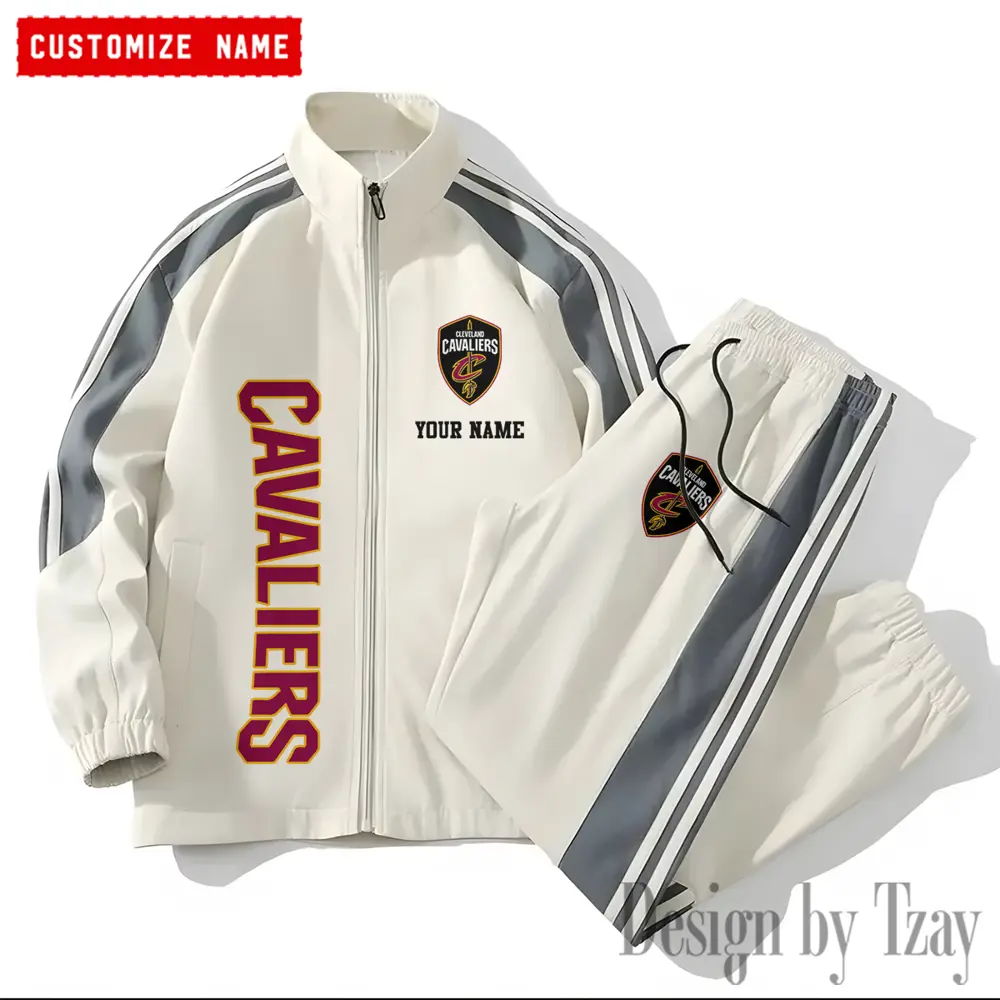 Cleveland Cavaliers NBA New Style Versatile Sports Set Jacket And Pants