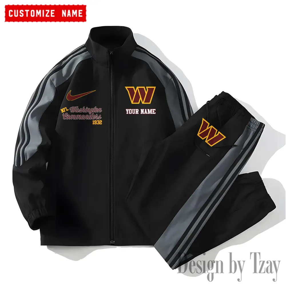 Washington Commanders New Style Versatile Sports Set Jacket And Pants