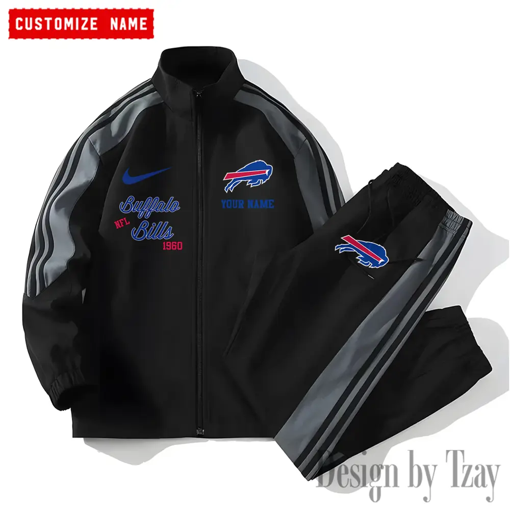 Buffalo Bills New Style Versatile Sports Set Jacket And Pants