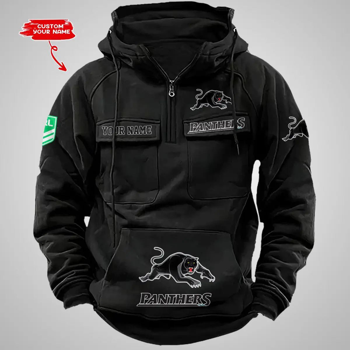 Penrith Panthers NRL Vintage Hoodie Mens